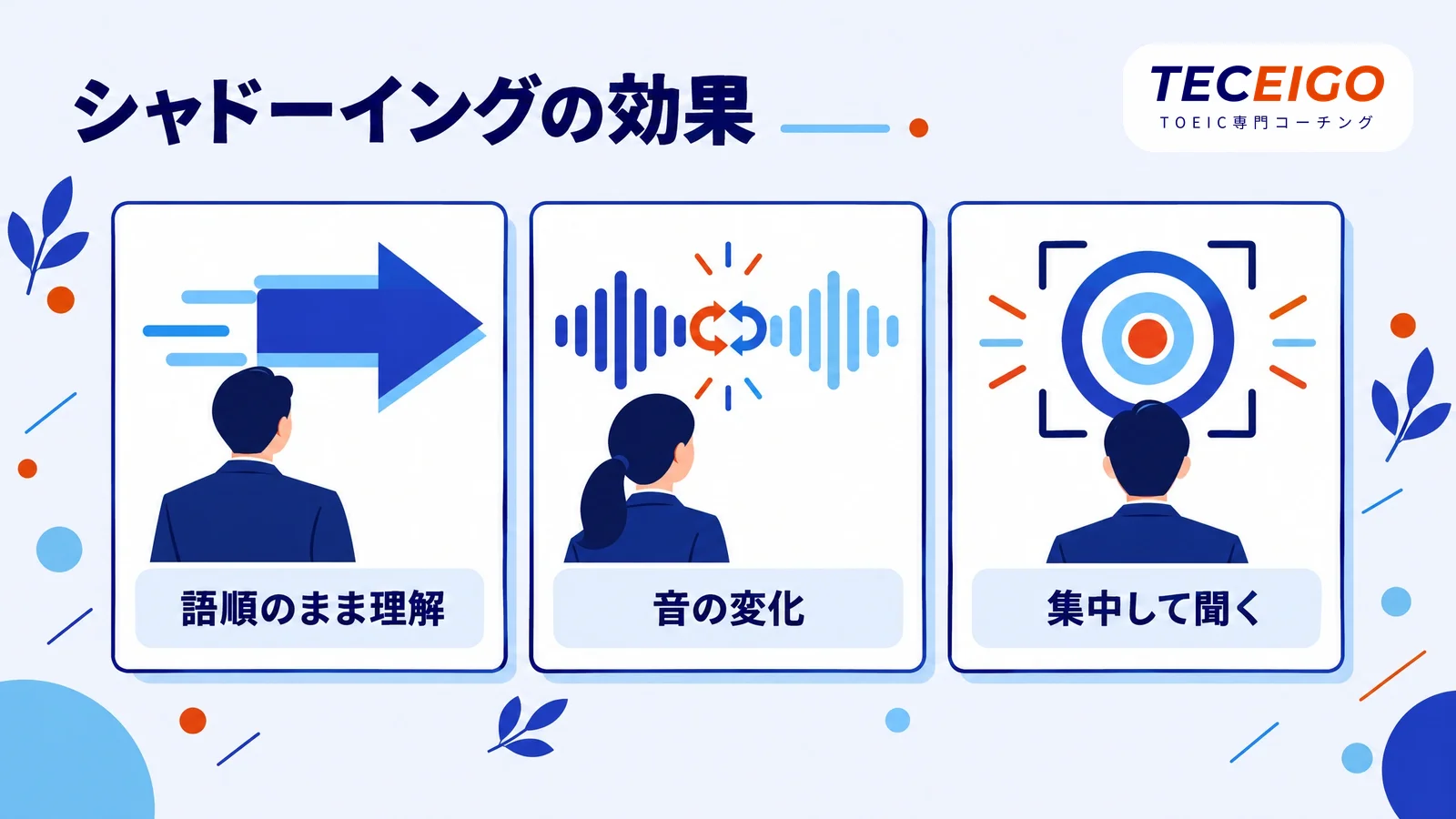 TOEICでシャドーイングが役立つ理由