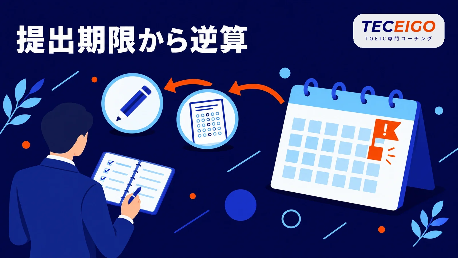 スコアが必要な時期から受験日を決める方法