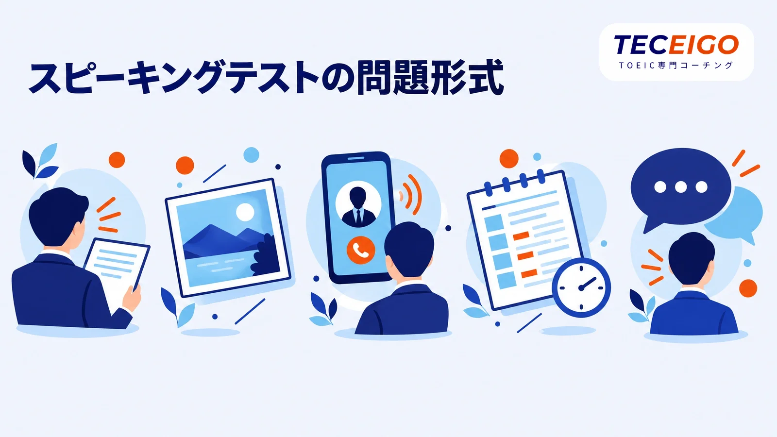 TOEICスピーキングテストの問題形式