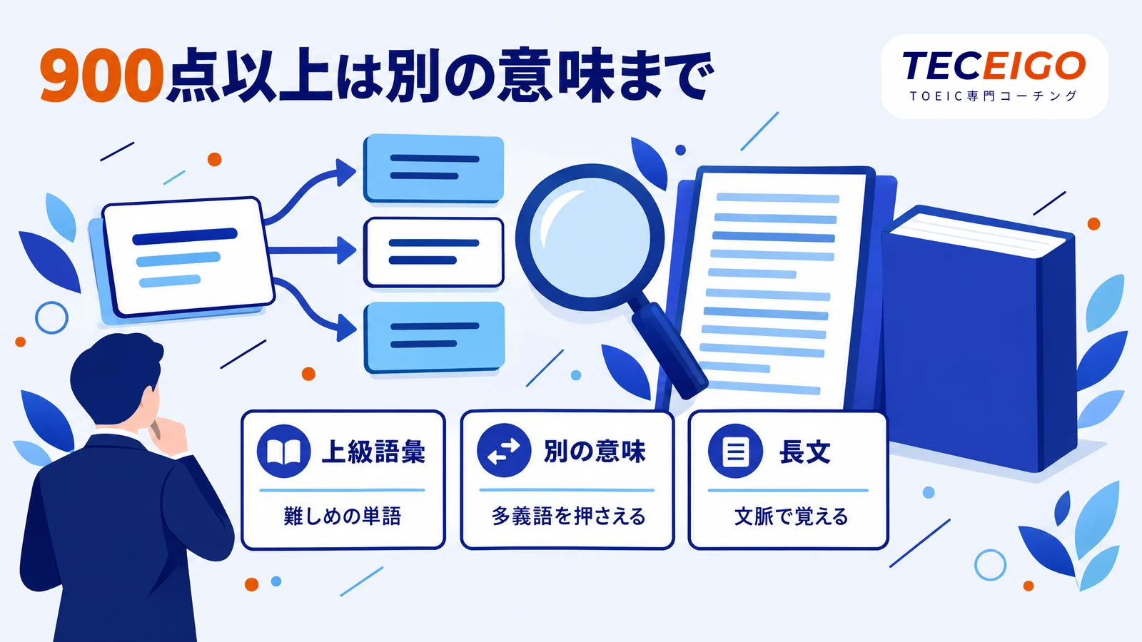 900点以上向けのTOEIC単語帳は単語の別の意味まで覚える