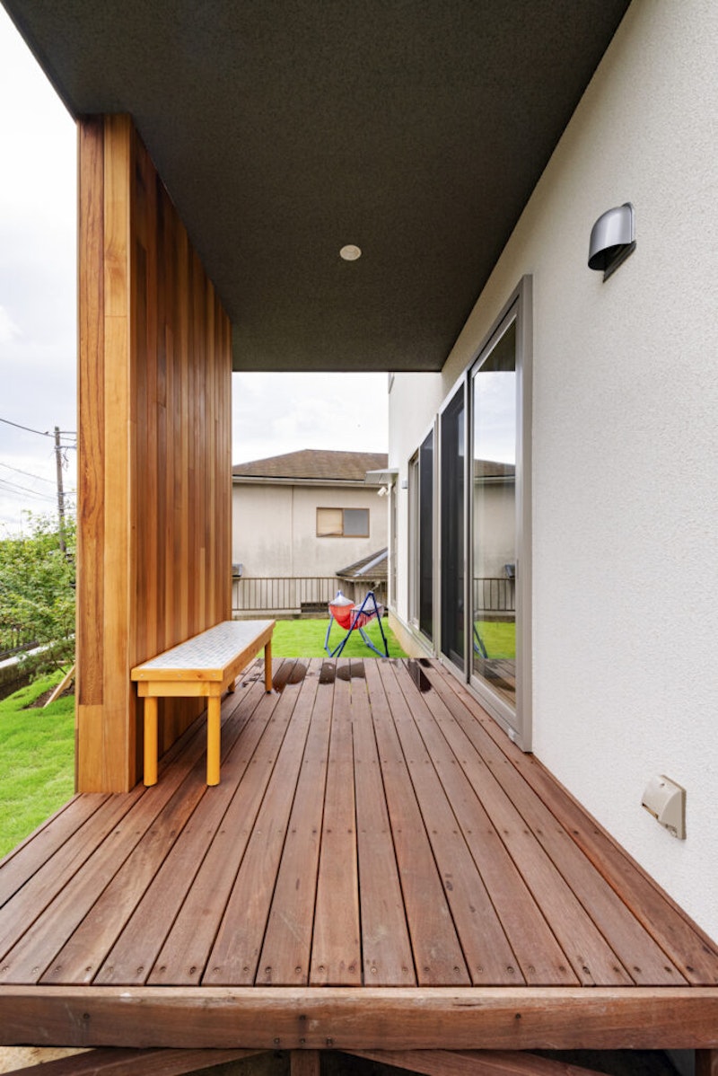 秦野市 注文住宅 U邸 ウッドデッキ (2)