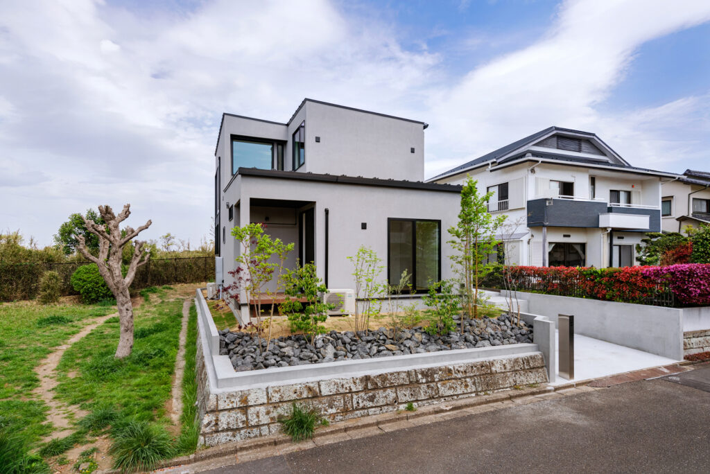 鎌倉市 注文住宅 W邸 外観 (2)