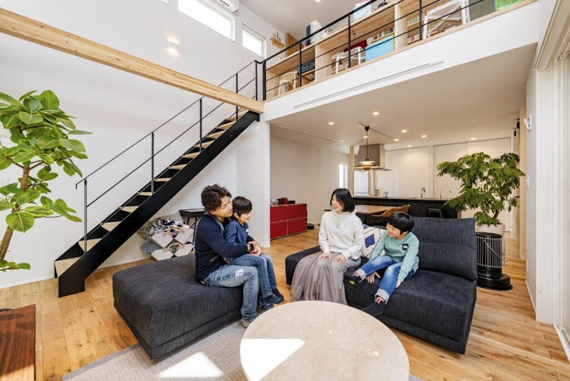 川崎市 注文住宅 U邸 リビング (3)