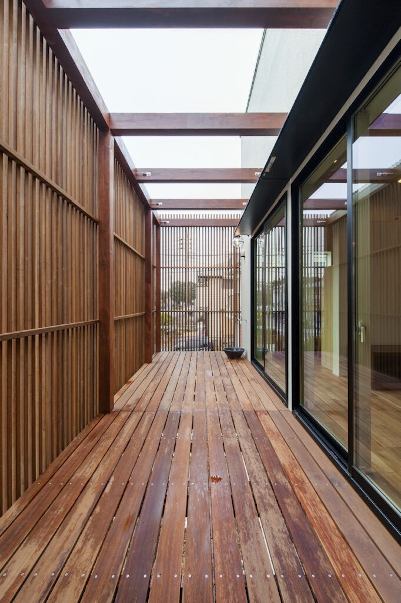 横浜市 注文住宅 T邸 ウッドデッキ (2)