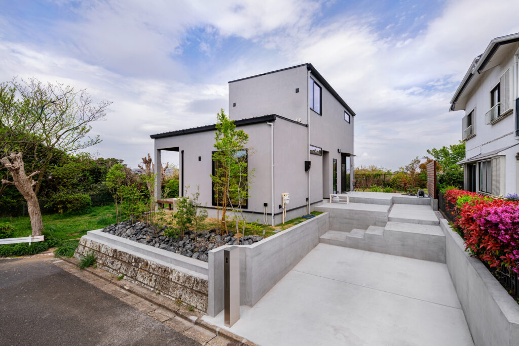 鎌倉市 注文住宅 W邸 外観 (5)
