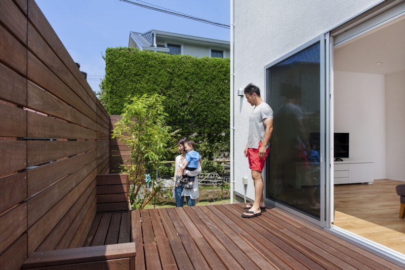 世田谷区 注文住宅 A邸 ウッドデッキ (5)