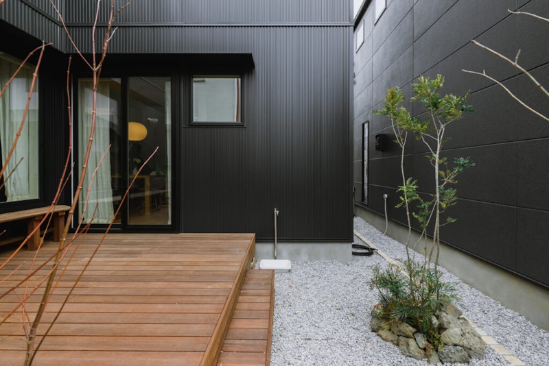 横浜市 注文住宅 N邸 ウッドデッキ (1)