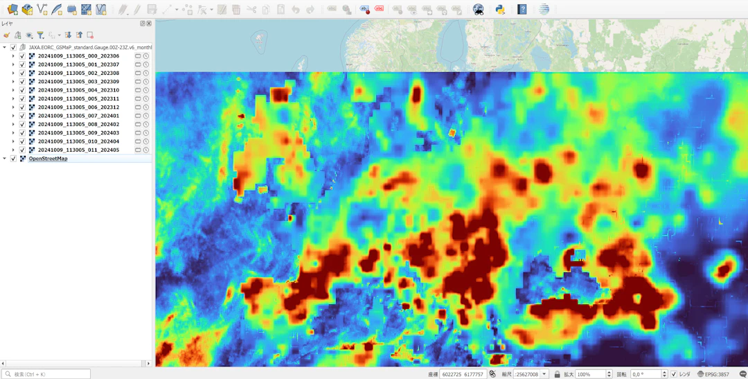 JAXA Earth API プラグイン Gallery Image