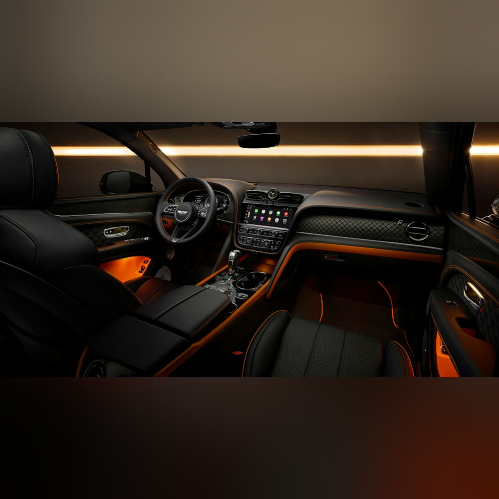 <p>運転中の揺れを抑え、長時間でも快適に走れる制御システム(48Vダイナミックライド)。カーボンファイバーやブラッククロームを用いた内装(カーボンファイバー内装トリム、ブラッククローム金属パック)はスポーティかつ堅牢。</p>