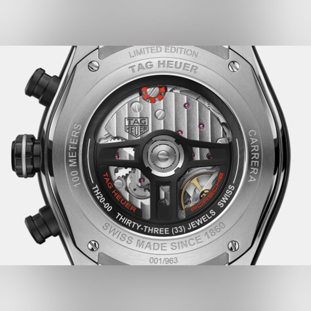 <p>限定 963 本のモデル。シリアルナンバー「XXX/963」が裏蓋に刻印。個別性を持つコレクター向け仕様。</p>