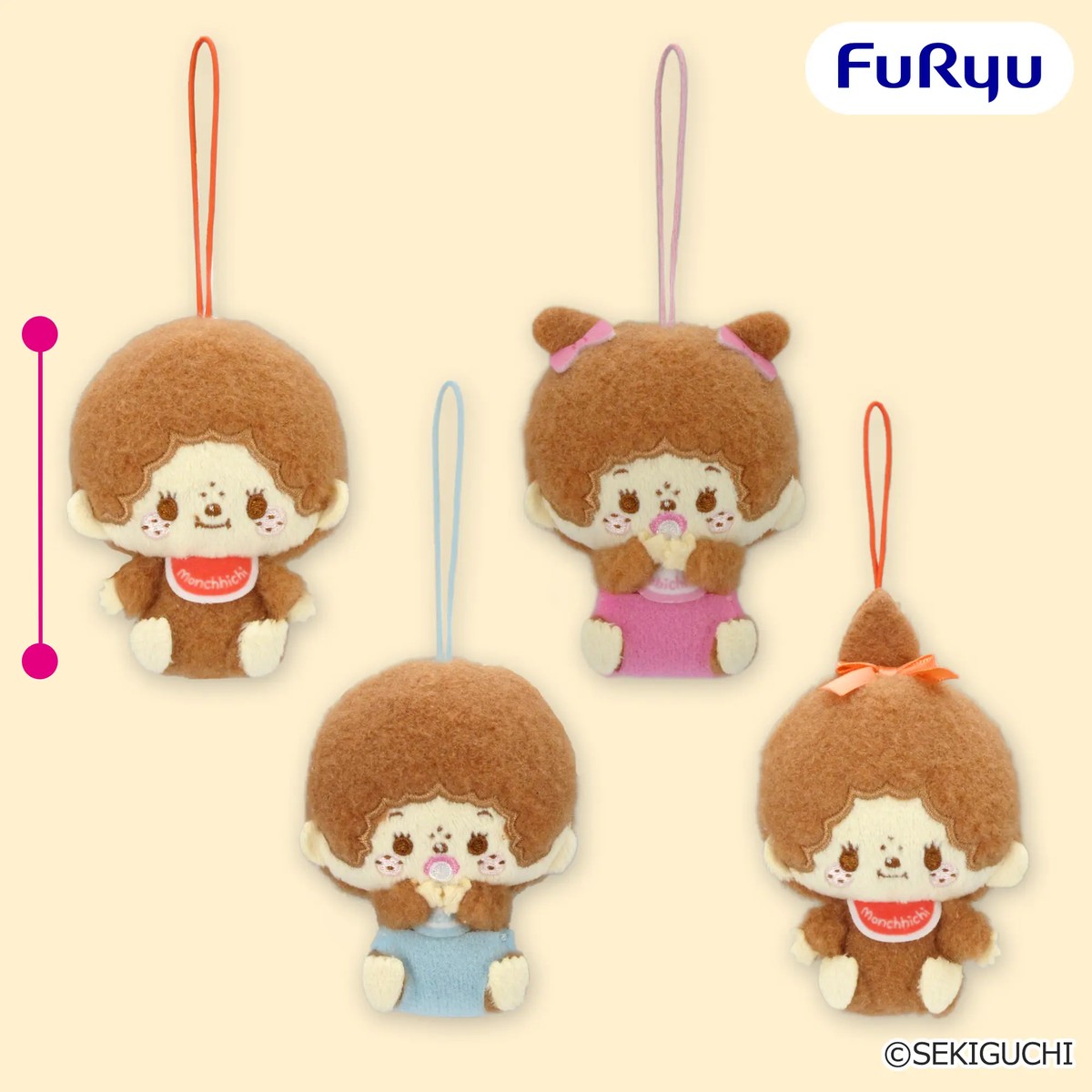 【6/15〜6/20限定お値下げ！】【希少】モンチッチ　水着　ピンク　アイス 2026/6/9入荷】モンチッチ窓付きぬいぐるみ巾着 | クレーンゲームの