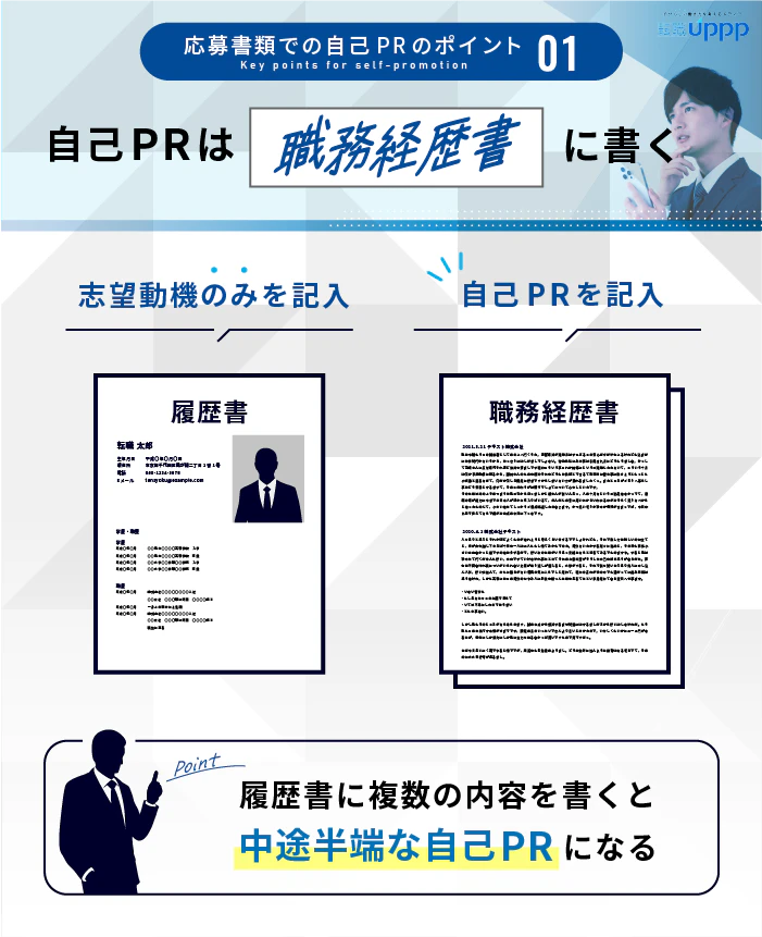 応募書類での事故PRのポイント１：