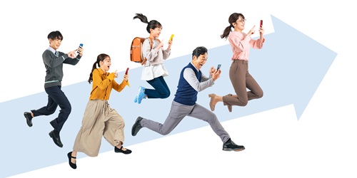 スマホを操作_広告ブロック