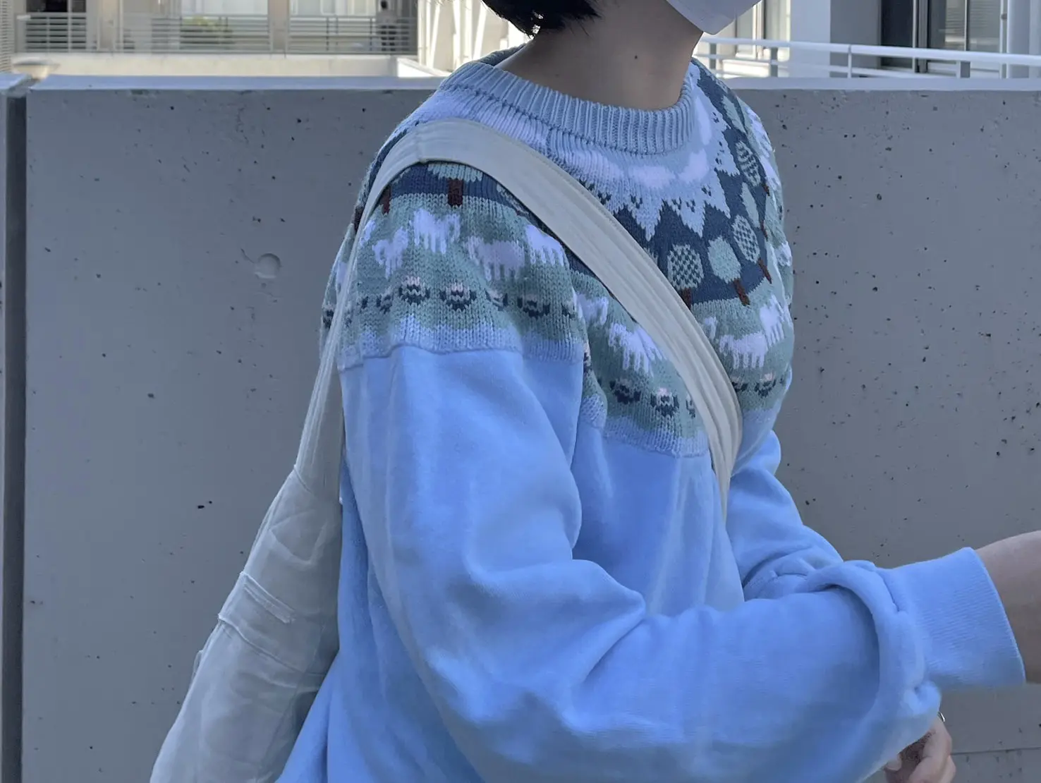 花本さんお気に入りのニット