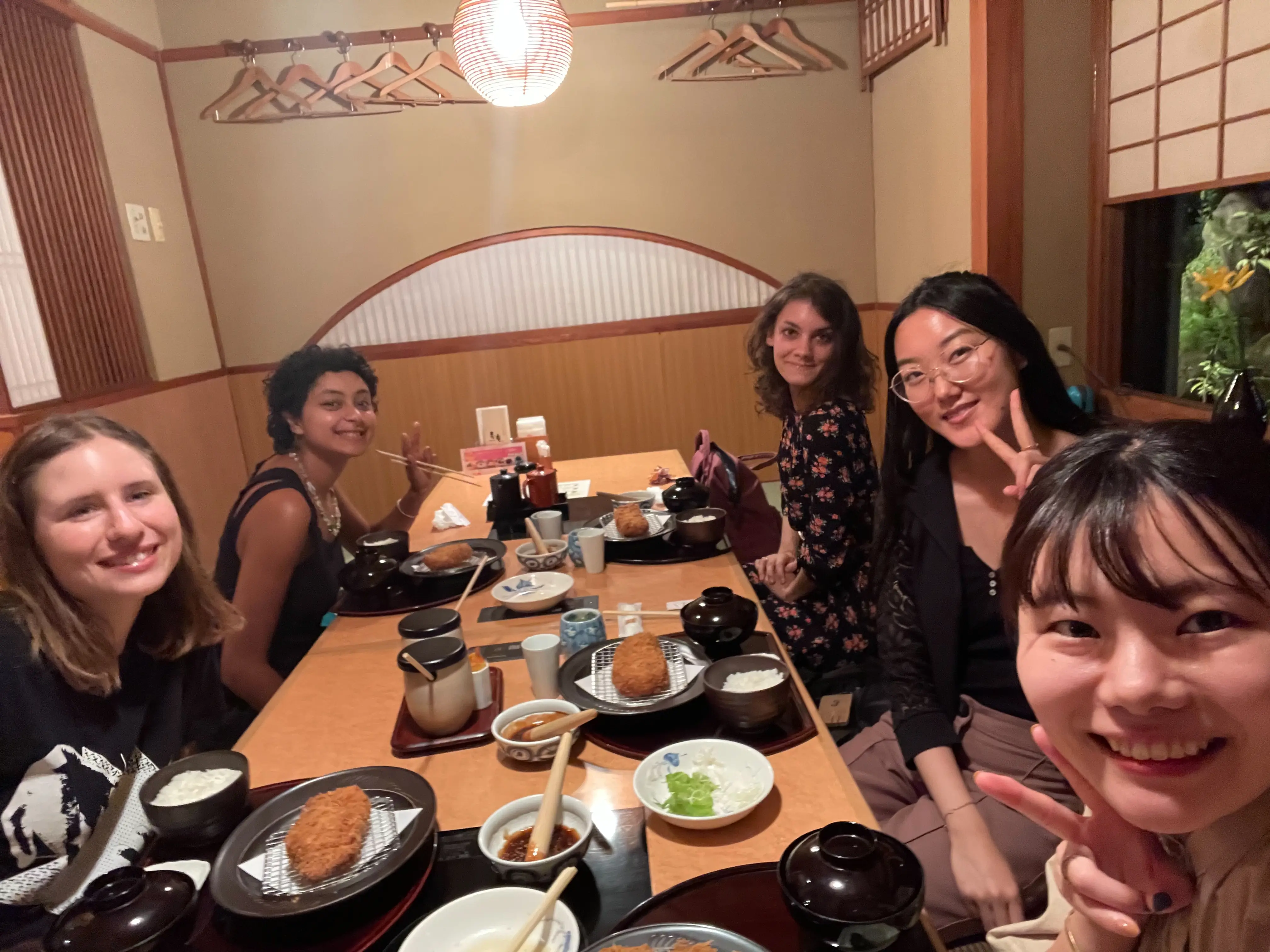 会食の写真