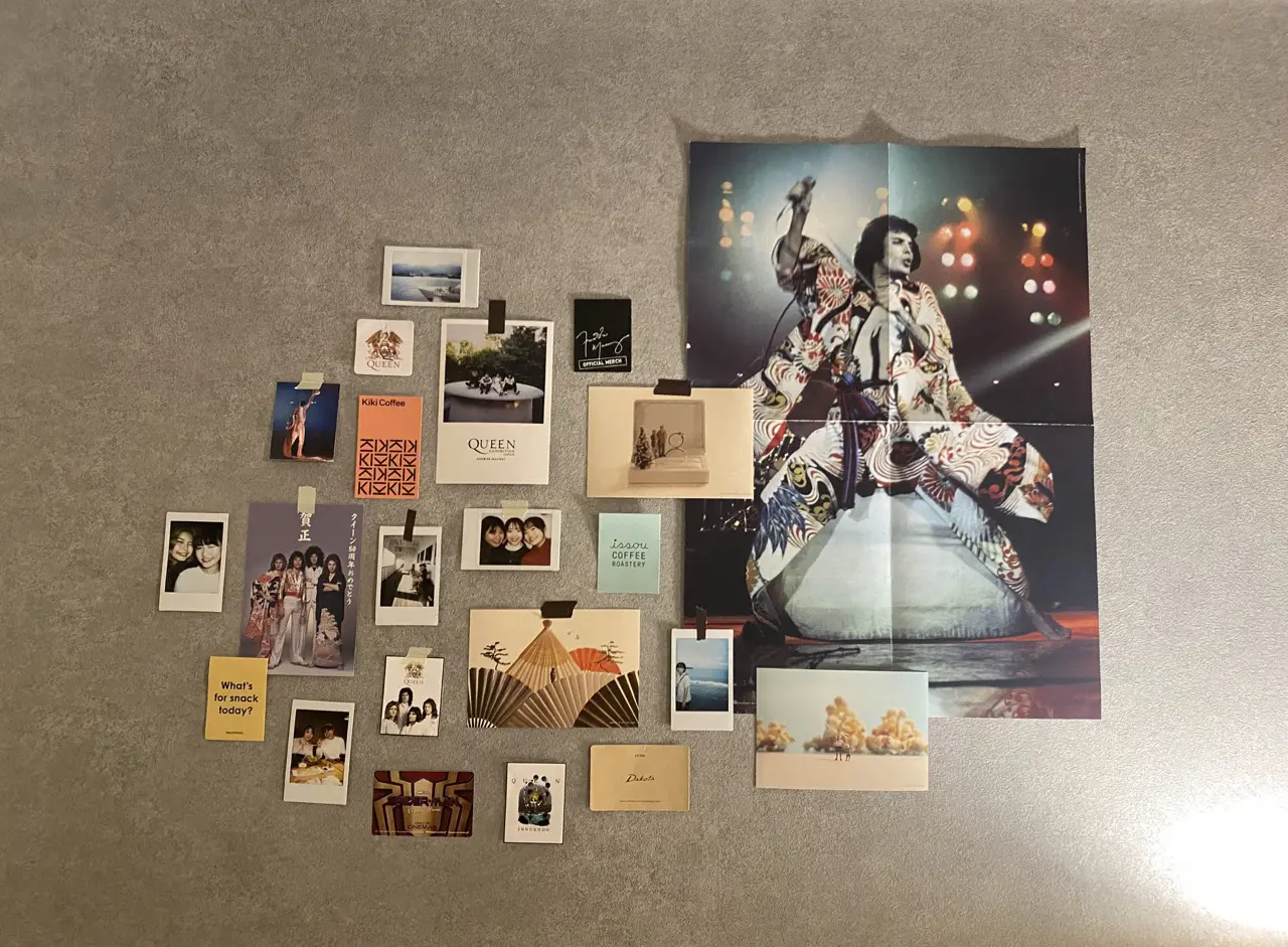 猪野さんが持っているQueenのグッズ