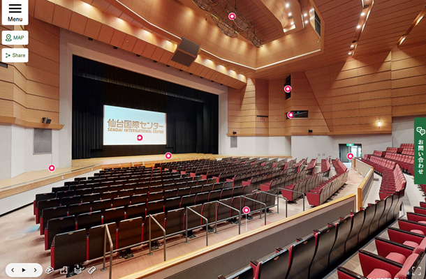 日本コンベンションサービス株式会社 仙台国際センター Matterport