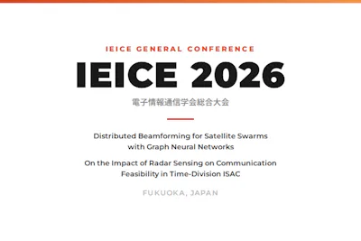 Two Presentations at the 2026 IEICE General Conference
