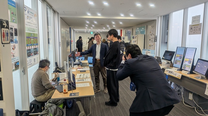 神戸市須磨区でAI防災・避難訓練に関する実証実験 | 大阪大学 モバイル