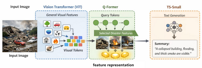 Overview of the proposed lightweight vision-language model