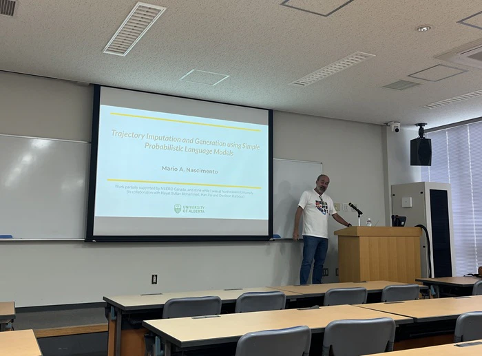 Mario A. Nascimento先生ご講演