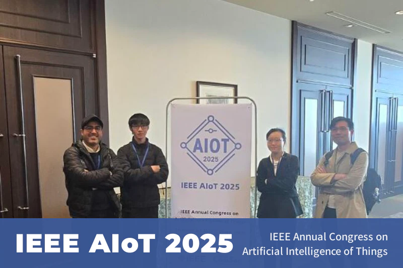 国際会議IEEE AIoT2025で3件発表