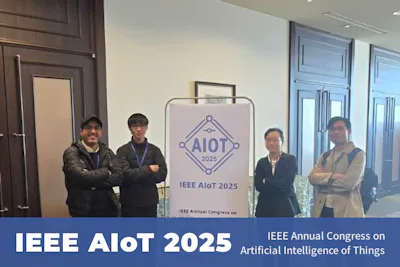 Three Presentations at IEEE AIoT2025