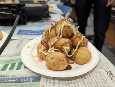 Welcome Party for New Undergraduate Students with Takoyaki
