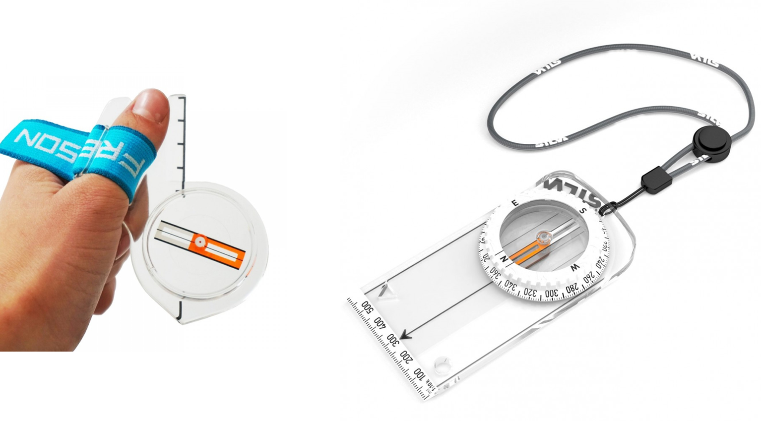 サムコンパスとプレートコンパス