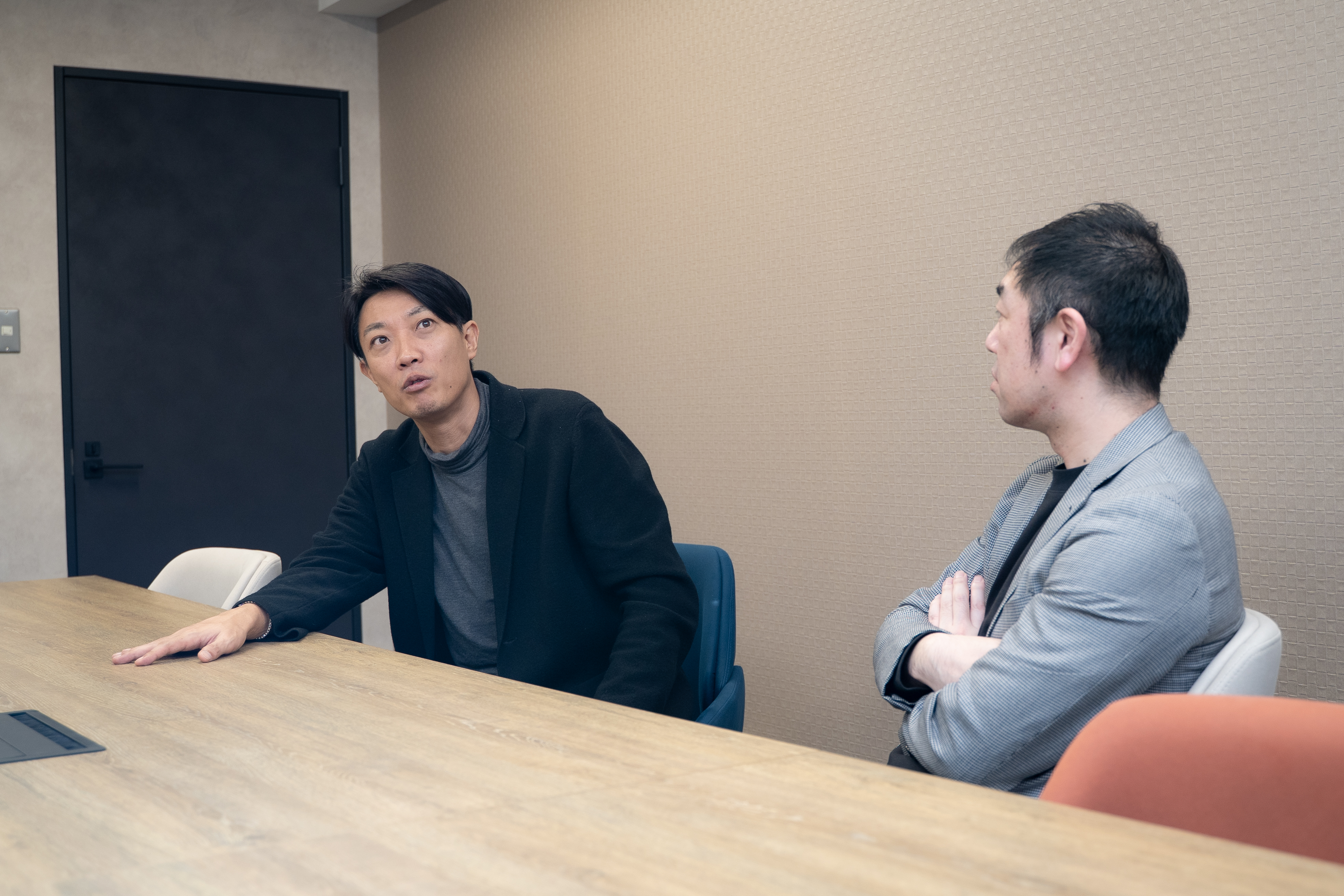 リーディングマーク様のオフィスにて