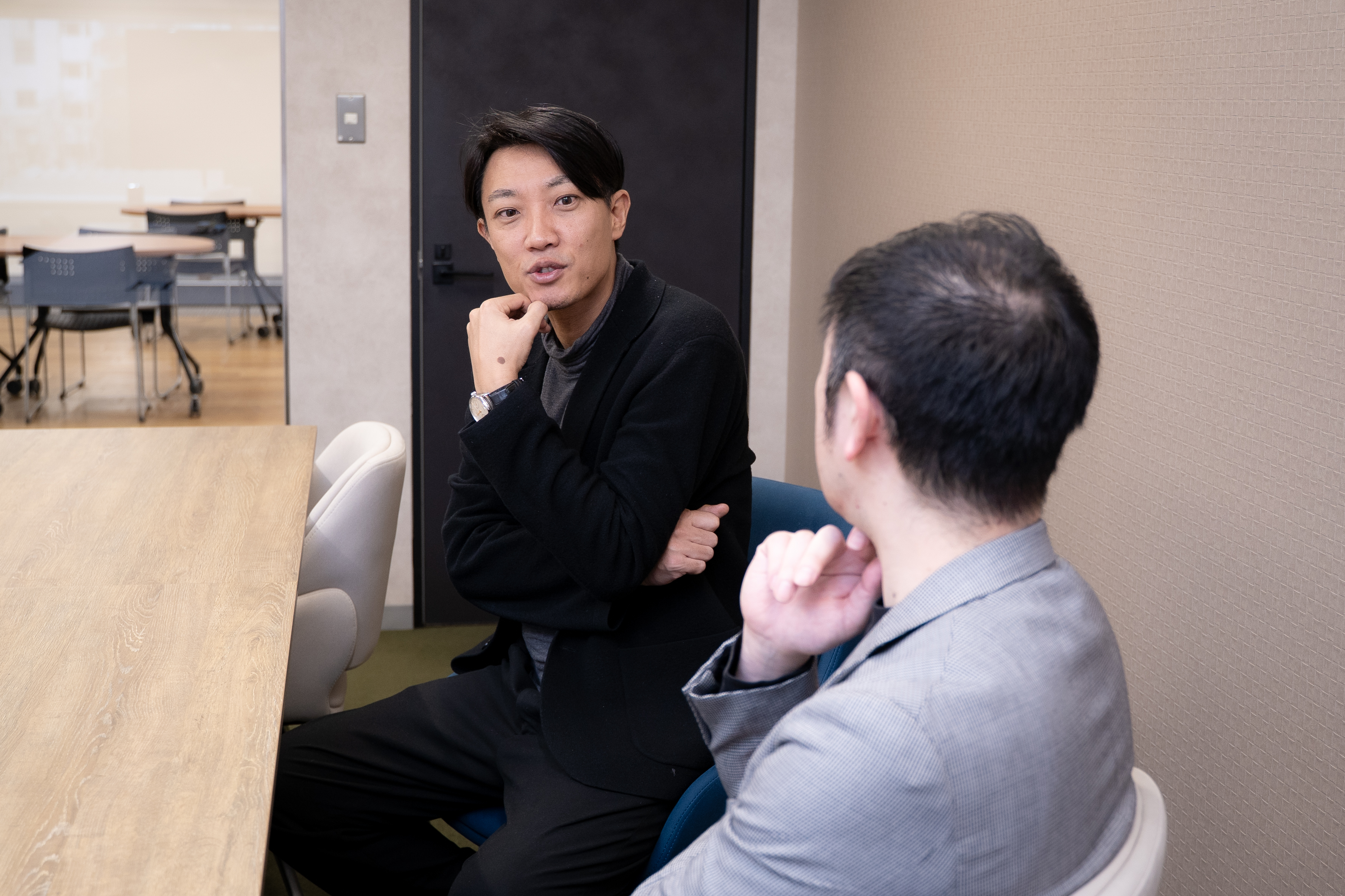 リーディングマーク様のオフィスにて