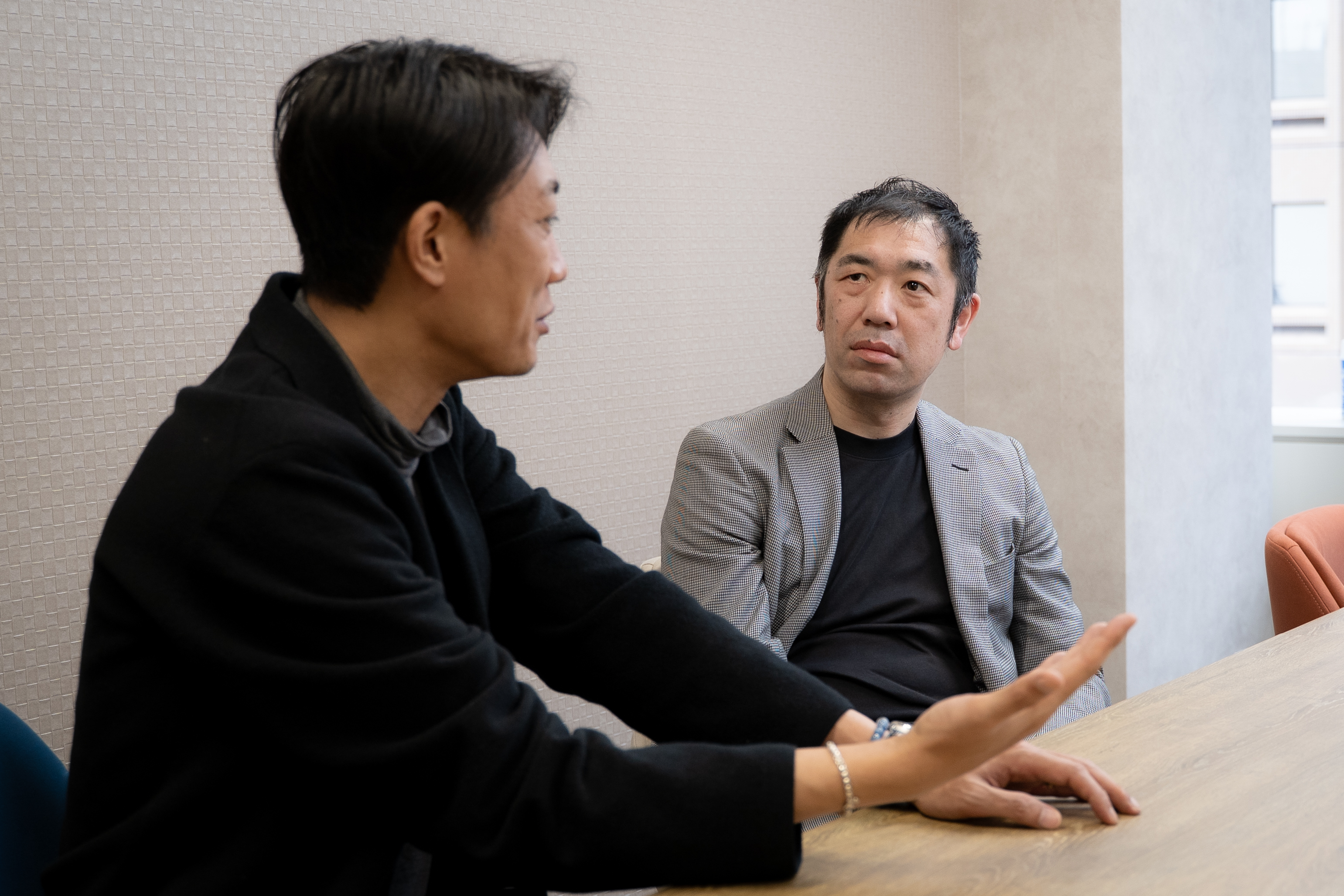 リーディングマーク様のオフィスにて