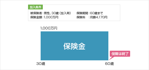 定期保険の保険金