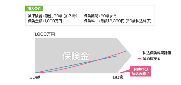 終身保険の解約返戻金
