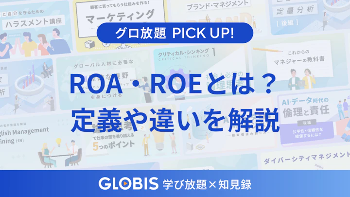 ROAとは？ROEとは？その違いとは？企業の「稼ぐ力」を見抜く2つの指標の意味と計算式をわかりやすく動画から解説
