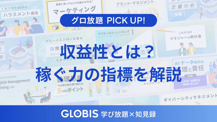 収益性分析とは？ROA・ROEから売上高利益率まで、会社の「稼ぐ力」を測る指標を初心者向けに動画から解説