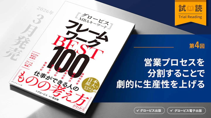 営業プロセスを分割することで劇的に生産性を上げる