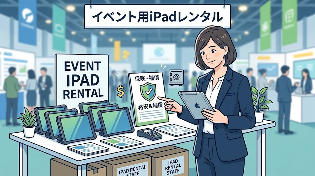 イベント用iPadレンタル時の保険はどうする？担当者が知るべき補償内容と格安レンタル術