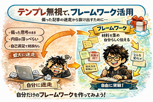 思考の整理と言語化にきくフレームワーク