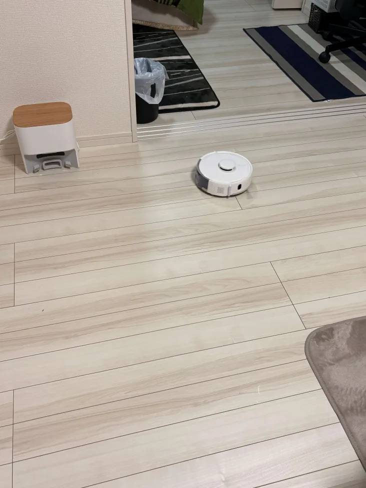 ロボット掃除機が稼働している様子