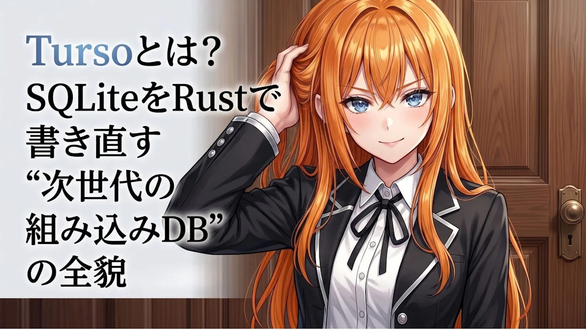 Tursoとは?SQLiteをRustで書き直す次世代の組み込みDBの全貌