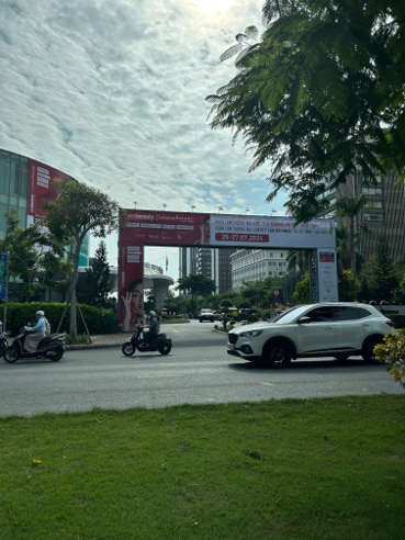[Photo: Exhibition venue in Ho Chi Minh City]