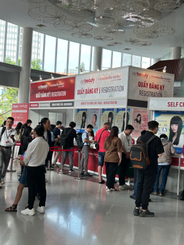 [Photo: Exhibition venue in Ho Chi Minh City]