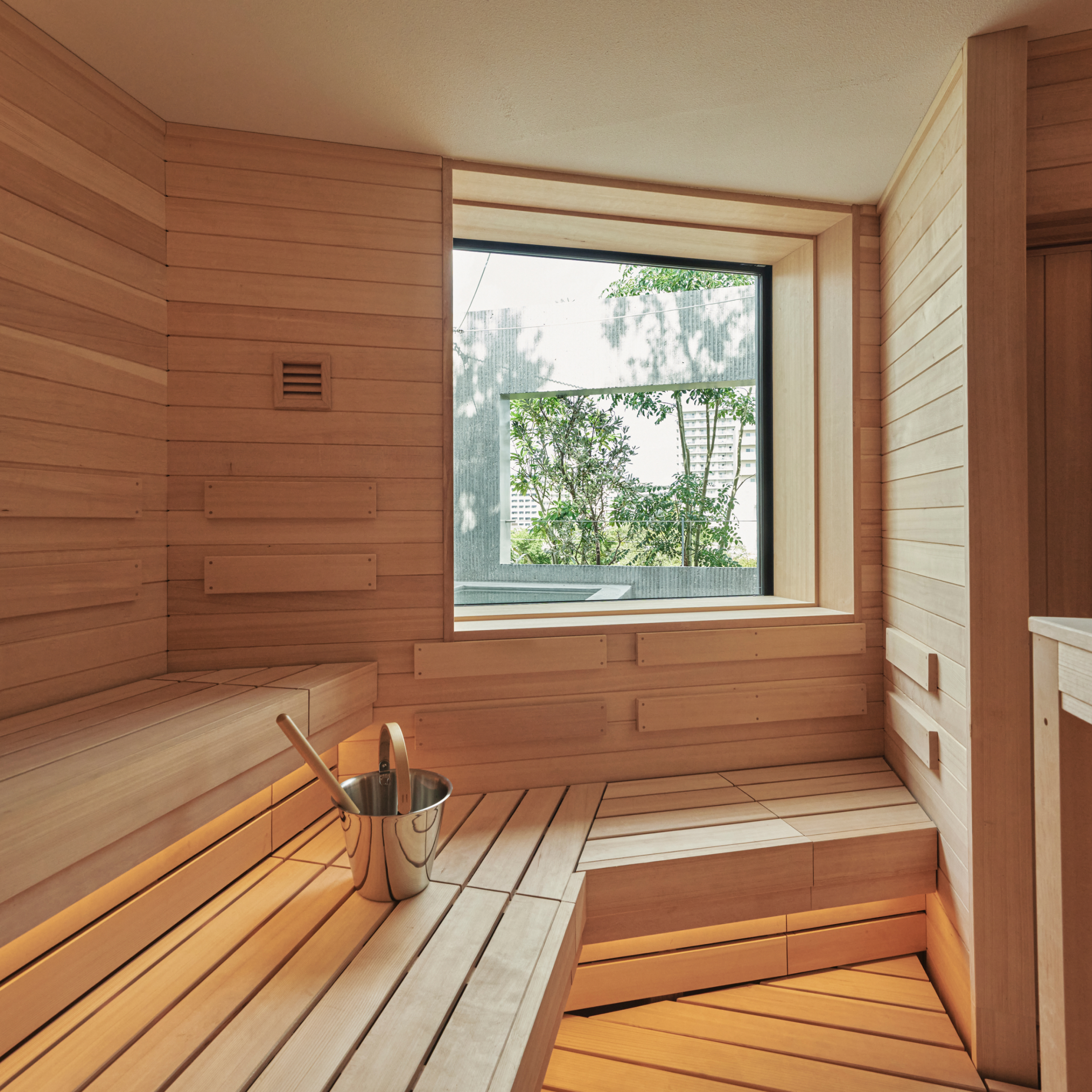 Luxurious Penthouse Window View royalty-free images - Interior-Textured-Characteristic-Penthouse-View