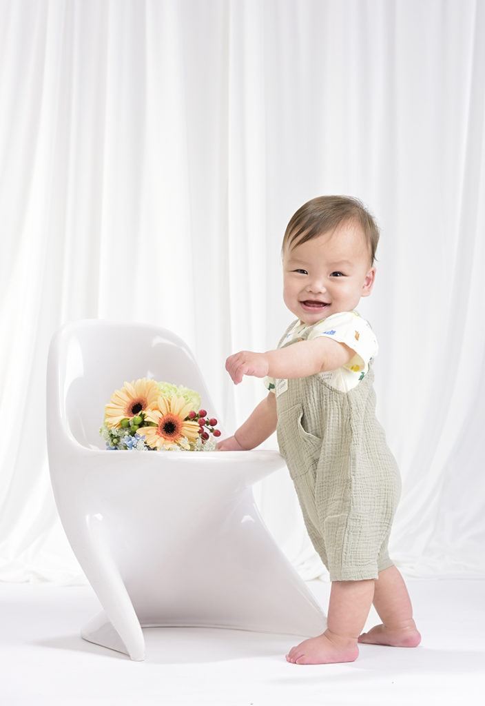 赤ちゃんの記念写真