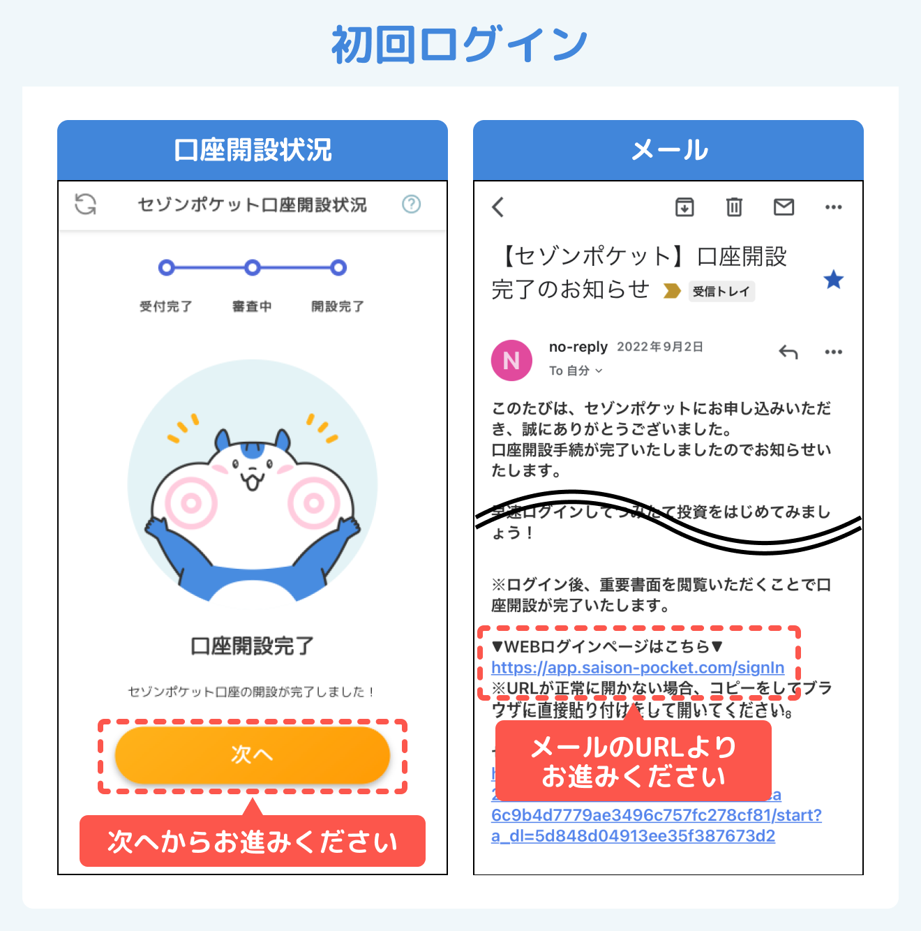 セゾンポケット口座開設ガイド(口座開設状況の確認〜口座開設 セゾンポケット口座開設ガイド(口座開設状況の確認〜口座開設