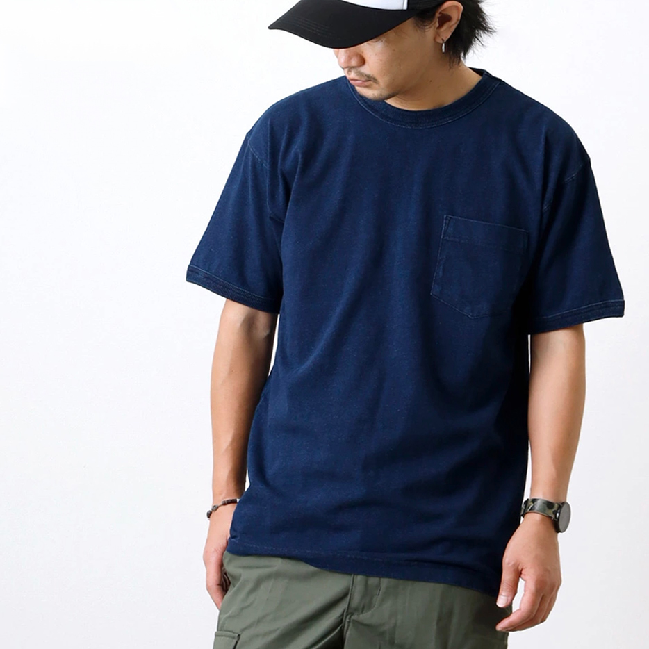 Tシャツで楽しむ経年変化!!夏でも快適なINDIGO POCKET T-SHIRTのススメ