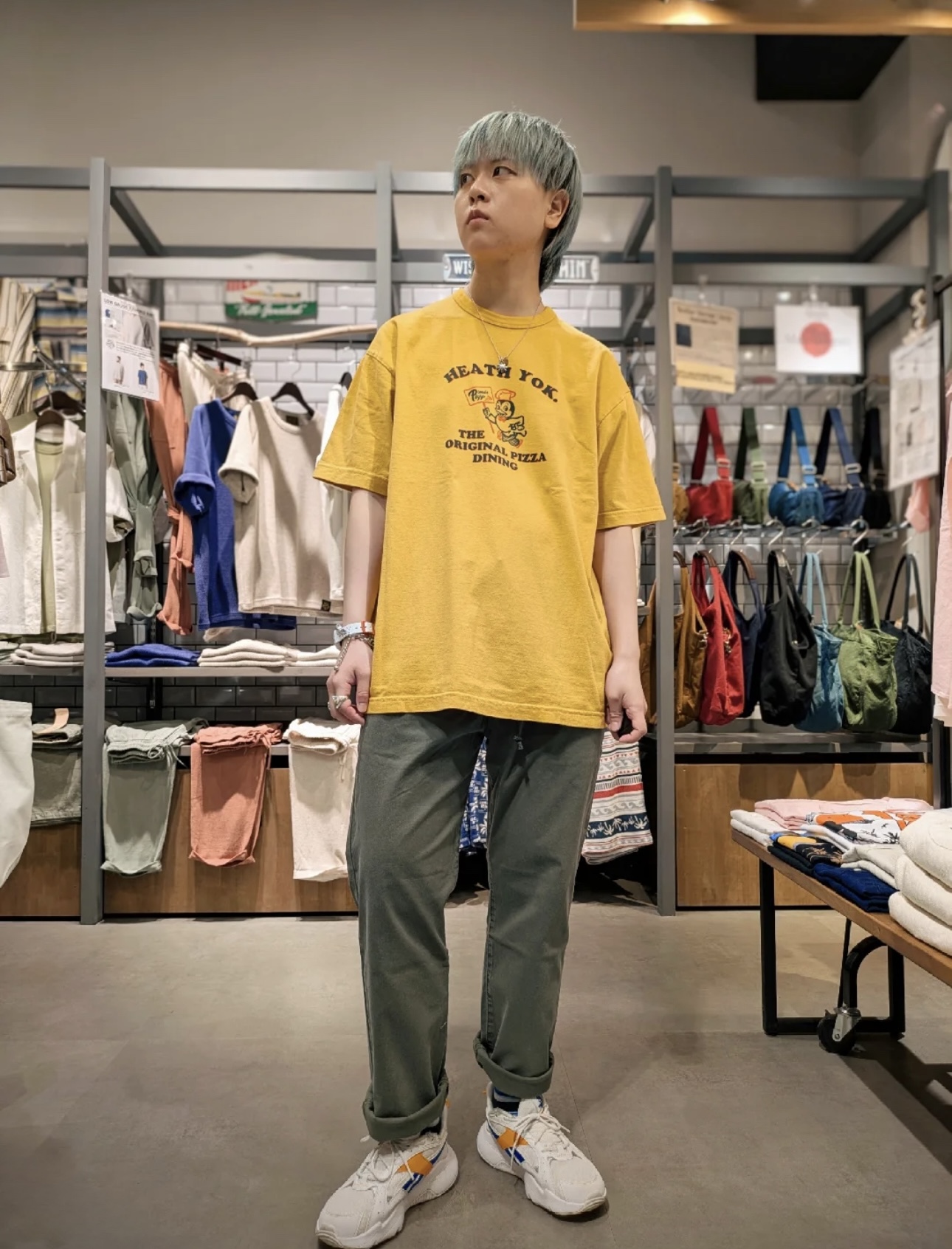 PACS 22SS PALETOWN パンツ　オリーブ PACS 22SS PALETOWN パンツ オリーブ - メルカリ