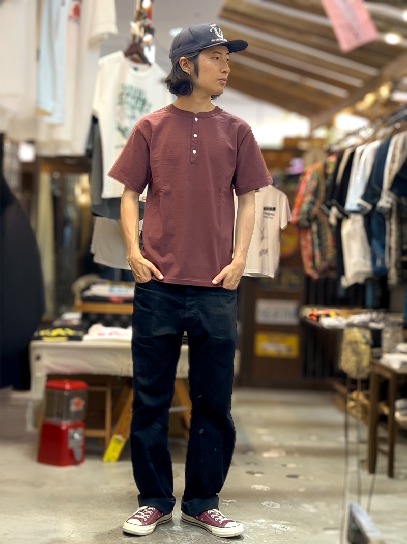 DUBBLE WORKS（ダブルワークス）FALLEN COTTON MID WEIGHT ヘンリー