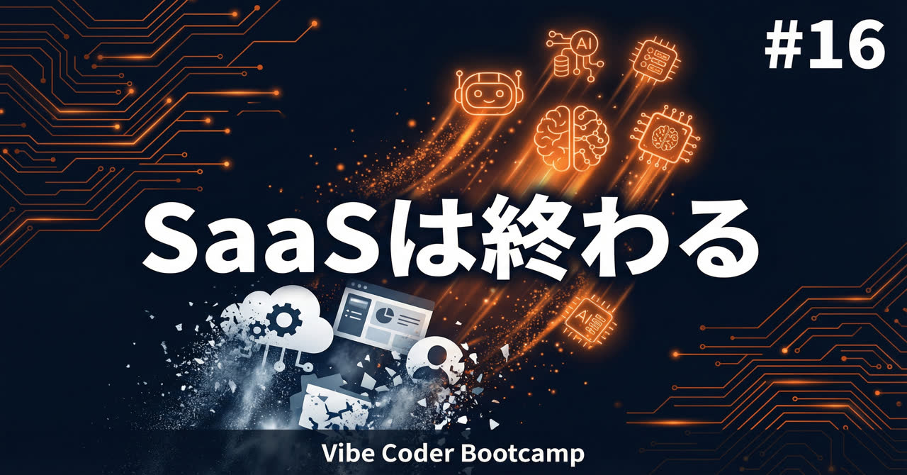 SaaSは終わる。エージェントが全てを飲み込む未来